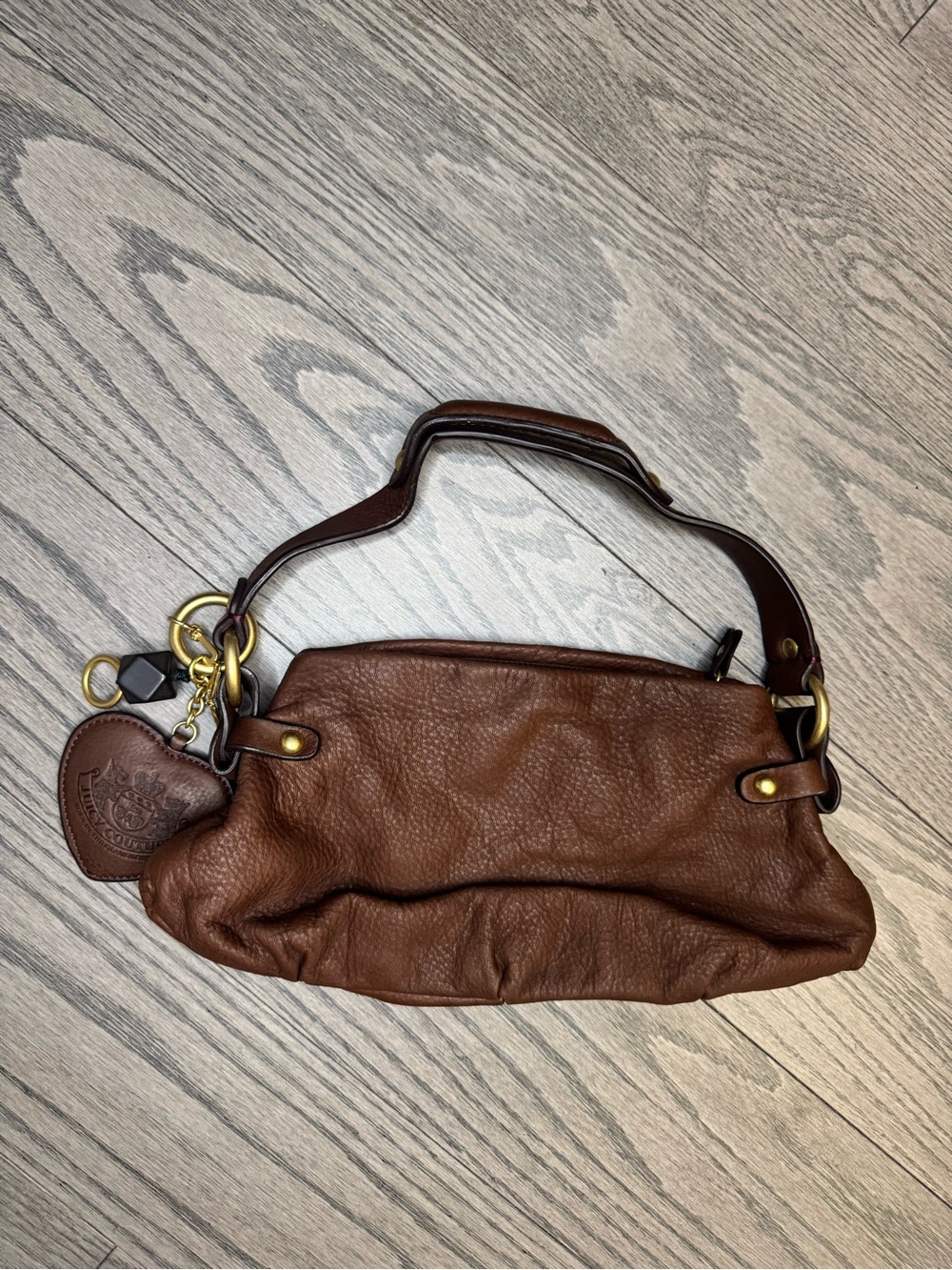 Vintage juicy couture brown leather bag